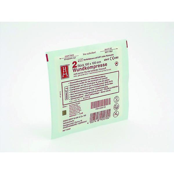 4007418920704 -  Saugkompresse 10 x 10cm steril Saugkompresse 4007418920704 HEAD 2 Stück