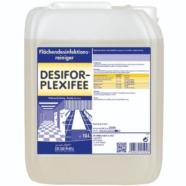 4008439205948 - Flächendesinfektionsmittel Dr Schnell Desifor Plexifee 10 Liter 4008439205948 DrSchnell 4008439205948 - Flächendesinfektionsmittel Dr Schnell Desifor Plexifee 10 Liter 4008439205948 DrSchnell