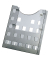 Prospekthalter Helit H6102508, A4, grautransparent