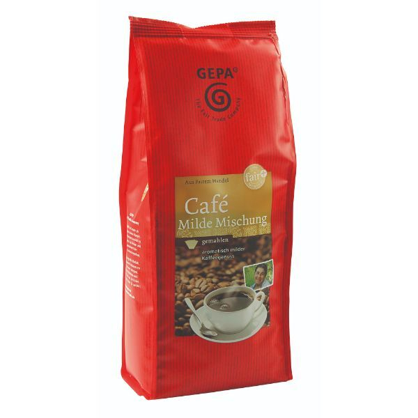 4013320291528 - Kaffee Milde Mischung 8950925 500g gemahlen im Vakuumbeutel 4013320291528 Gepa