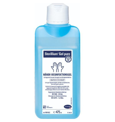 Handdesinfektion 9814520, parf&uuml;mfrei, 475 ml, Flasche