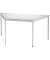 Konferenztisch V-Serie, 72cm (H), 160/80x69cm (BxT), 6 Personen, Trapezform, grau / grau