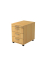 Rollcontainer VAC30-6-6, 3 Schübe, Größe: 59x42,8x58 cm, buche