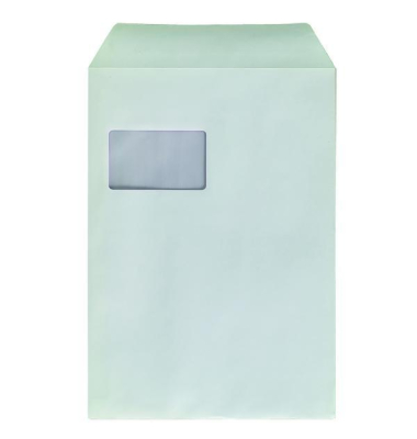 Versandtaschen 8350252, C4, mit Fenster, haftklebend, 100g, weiß