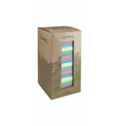 Haftnotizen 5644-88box, 75x75mm, farbig sortiert (gelb/blau/pink/gr&uuml;n), quadratisch
