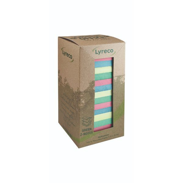 Global Notes Haftnotizen 5644-88box, 75x75mm, farbig sortiert (gelb/blau/pink/grün), quadratisch 4044355791127 Global Notes 16 Stück