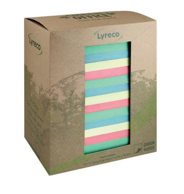 Haftnotizen 5655-88box, 125x75mm, farbig sortiert (gelb/blau/pink/gr&uuml;n), rechteckig