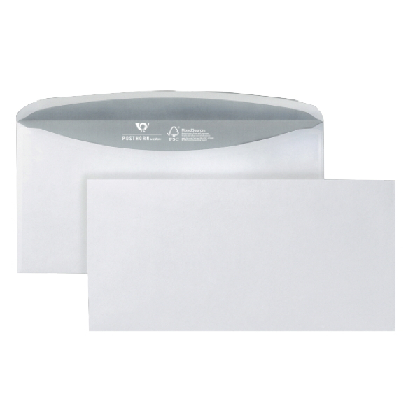 4260282999713 - Kuvertierhüllen ID1178901 Din Lang+ (C6 5) 229x114mm ASK ohne Fenster nassklebend 80g weiß 4260282999713 1000 Stück