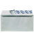 Briefumschlag ID1365061, 125x235mm, mit Fenster, haftklebend, 80g, weiß