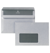 Briefumschlag ID1001890, C6, mit Fenster, selbstklebend, 75g, wei&szlig;