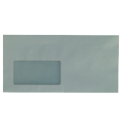 Briefumschlag ID1364914, Din Lang, mit Fenster, selbstklebend, 75g, grau