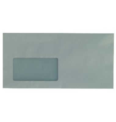 Briefumschlag ID1364914, Din Lang, mit Fenster, selbstklebend, 75g, grau