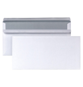 Briefumschlag ID1065113, Din Lang, ohne Fenster, selbstklebend, 75g, weiß