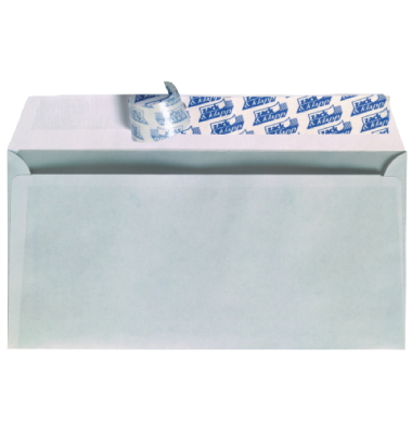 Briefumschlag ID1065105, Din Lang, ohne Fenster, haftklebend, 80g, weiß