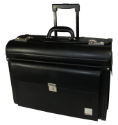Pilotenkoffer Monolith 2179, Rollen, PVC, 485 x 370 x 240mm, schwarz