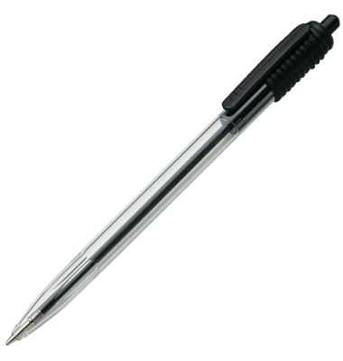 Kugelschreiber WIZ 734001, schwarz, 0,5mm, Einweg
