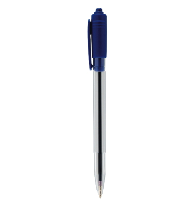 Kugelschreiber WIZ Einweg Druckmechanik Strichstärke 0.5mm blau Kugelschreiber WIZ Einweg Druckmechanik Strichstärke 0.5mm blau