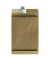 Faltentaschen 8140008, B4, ohne Fenster, 40mm-Falte, haftklebend, 120g, braun