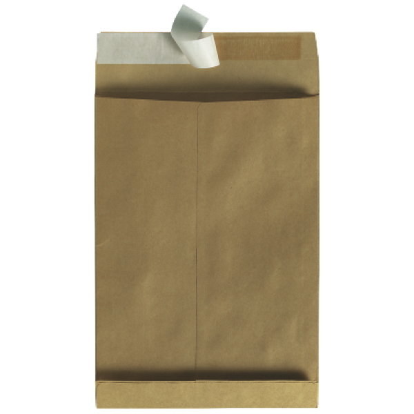 8716211067313 - Faltentaschen 8140008 B4 ohne Fenster 40mm-Falte haftklebend 120g braun 8716211067313 100 Stück