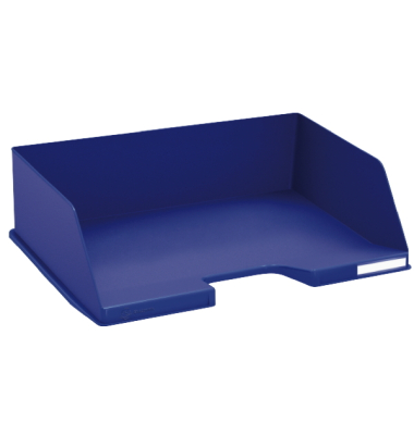 Briefkorb Exacompta 112104D, Jumbo quer, aus PS, Maße: 255 x 365 x 103mm, blau