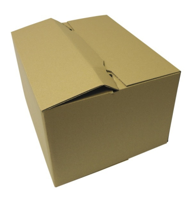 Faltkarton Testliner CAISRAP/604030 braun, bis DIN A3+, innen 592x392x284mm, Wellpappe 1-wellig