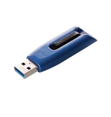 USB-Stick Verbatim 49808 V3 Max, Speicherkapazität: 128GB, schwarz USB-Stick Verbatim 49808 V3 Max, Speicherkapazität: 128GB, schwarz