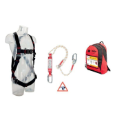 Hubsteigerset 3M PROTECTA 1150509, mit 2-Punkt Auffanggurt und Seil, Größe ML