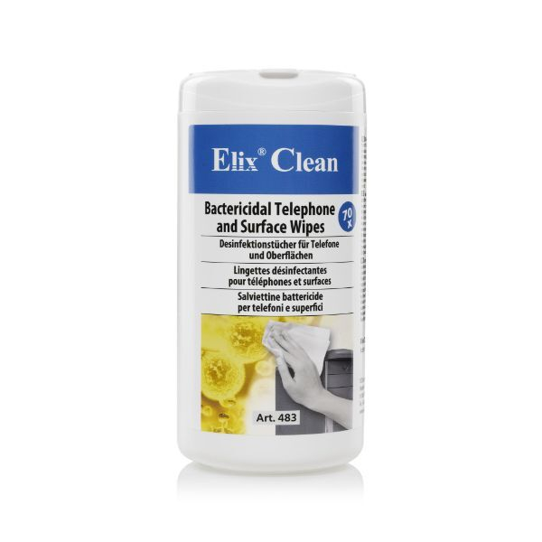 Elix Clean Reinigungstücher 489070, 70 Tücher, weiß 4260478948372 Elix Clean 70 Stück
