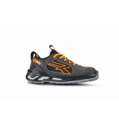 Sicherheitsschuhe Ryder, S1P, SRC, ESD, Unisex, grau/orange, Gr&ouml;&szlig;e 42