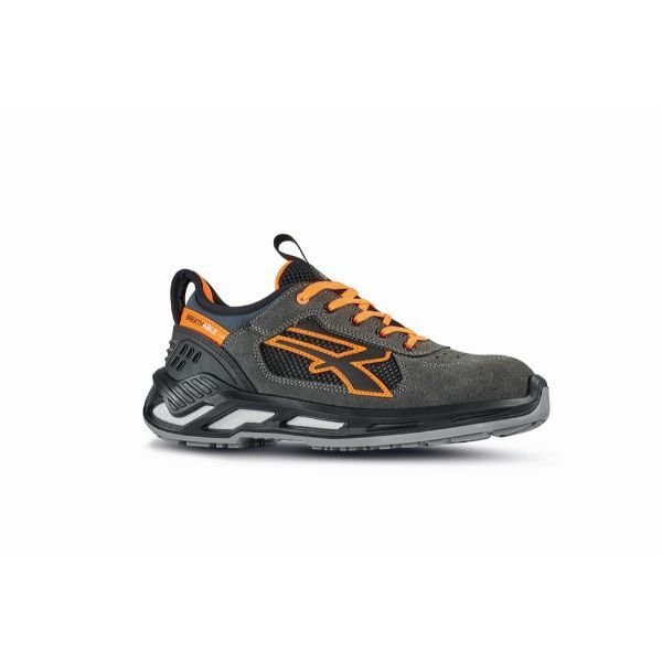 U-Power Sicherheitsschuhe Ryder, S1P, SRC, ESD, Unisex, grau/orange, Größe 42 8033546441268 U-Power