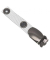 Metallclip Cognito Clip 1, textilverstärkte Lasche, Druckknopf, Fingernagelform