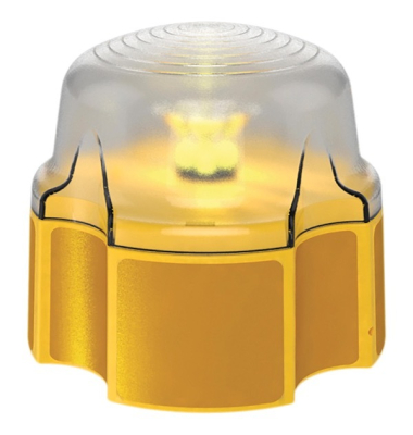 Warnlicht  LIGHT01, Batterie-Akkubetrieben, gelb
