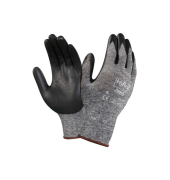 Arbeitshandschuhe HyFlex, Nitrilschaum, schwarz/grau, Größe 8 / M