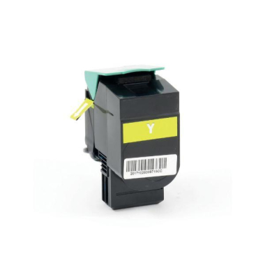 TS Toner kompatibel mit Lexmark 80C2XYE, für CX510, gelb