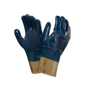 Arbeitshandschuhe ActivArmr Hylite, Nitril, blau/weiß, Größe 10 / XL