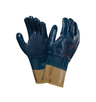 Arbeitshandschuhe ActivArmr Hylite, Nitril, blau/weiß, Größe 10 / XL
