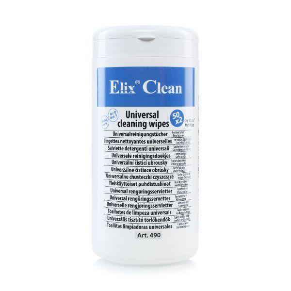 4260478949058 - ELIX ECS Reinigungstücher 50 feucht + 50 trocken 4260478949058 Elix Clean