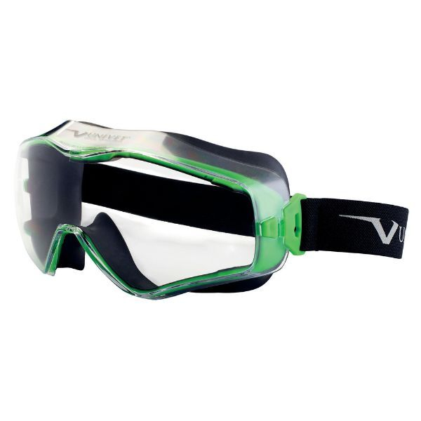8033661824908 - Univet - Vollsichtbrille 6x3 en 166 en 170 Rahmen gunmetallic grün Scheibe klar Polycarbonat 8033661824908 - Univet - Vollsichtbrille 6x3 en 166 en 170 Rahmen gunmetallic grün Scheibe klar Polycarbonat