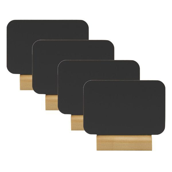 6 Stück Securit Stativ-Schülertafel für Tische, FBT-RECT-4, 9x7,5cm 8719075285138 Securit 4 Stück