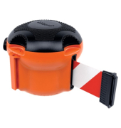 Absperrbandkassette Skipper XS01-ORW, Länge: 9m, rotweiß