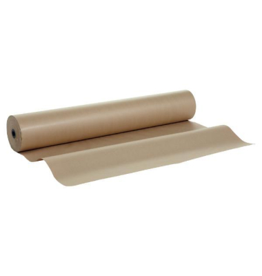 Packpapier, 70 gqm, Rolle: 100 cm x 300 m, Kerndurchmesser: 2,54 cm, braun