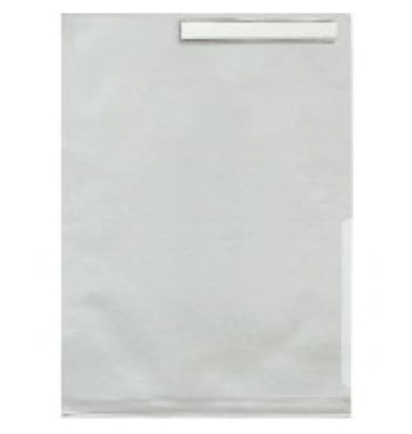 Sichthüllen 100840008 mit Beschriftungsfenster, A4, transluzent genarbt, oben & rechts offen, 0,18mm