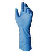 Arbeitshandschuhe AlphaTec, Naturgummilatex, blau, Größe 8,5 - 9