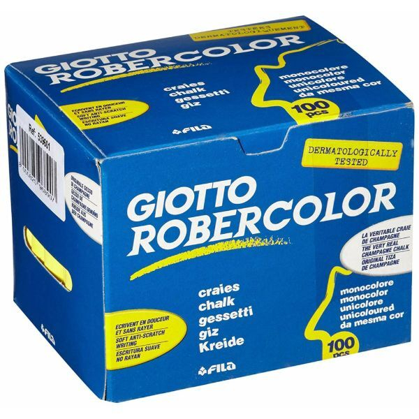 4255704307092 - Kreide Giotto 5396 01 Robercolor in Kartonbox gelb 4255704307092 100 Stück 4255704307092 - Kreide Giotto 5396 01 Robercolor in Kartonbox gelb 4255704307092 100 Stück