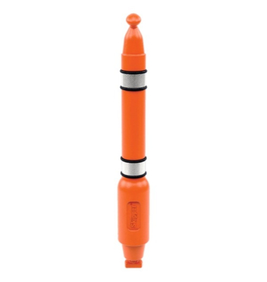 Gurtabsperrpfosten Skipper POST01-O, ohne Bodenteller, Höhe: 1m, orange