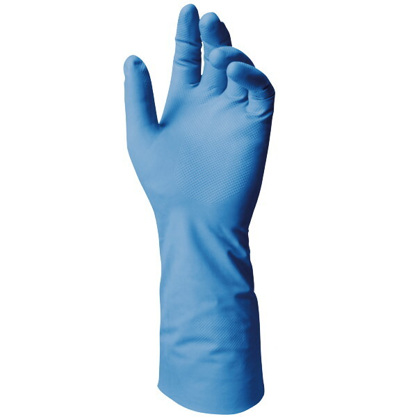 12 Stück Ansell Arbeitshandschuhe AlphaTec, Naturgummilatex, blau, Größe 9,5 - 10 0076490442804 Ansell