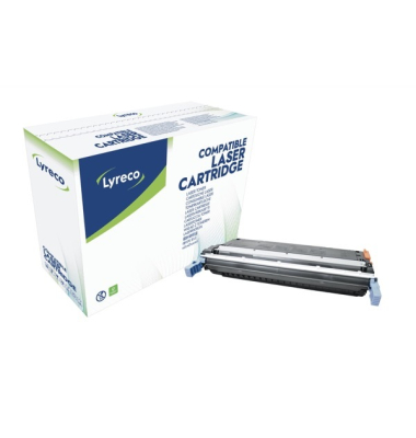 Toner Lyreco kompatibel mit HP C9730A, Reichweite: 13.000 Seiten, schwarz
