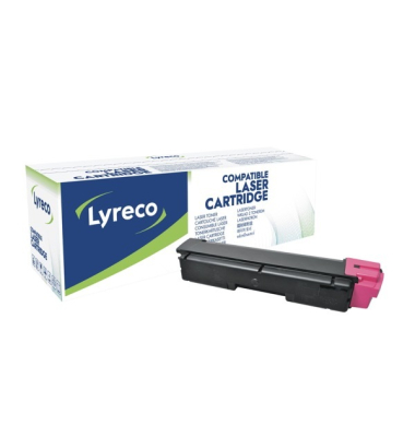 Toner Lyreco kompatibel mit Kyocera TK-590M, Reichweite: 5.000 Seiten, magenta