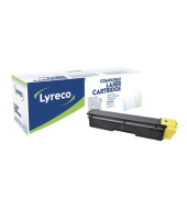 Toner Lyreco kompatibel mit Kyocera TK-590Y, Reichweite: 5.000 Seiten, gelb