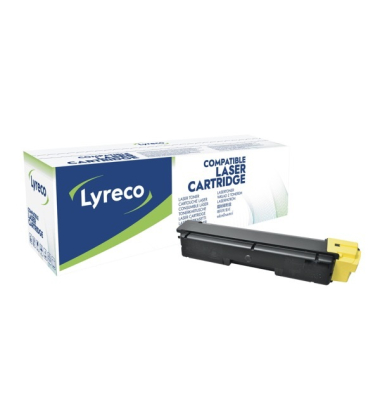 Toner Lyreco kompatibel mit Kyocera TK-590Y, Reichweite: 5.000 Seiten, gelb